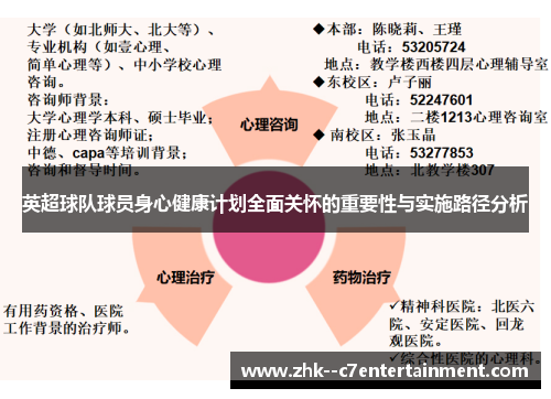 英超球队球员身心健康计划全面关怀的重要性与实施路径分析